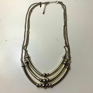 gold layered necklace